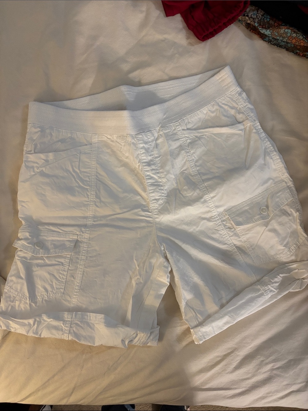 Chico's White Women's Cargo Shorts